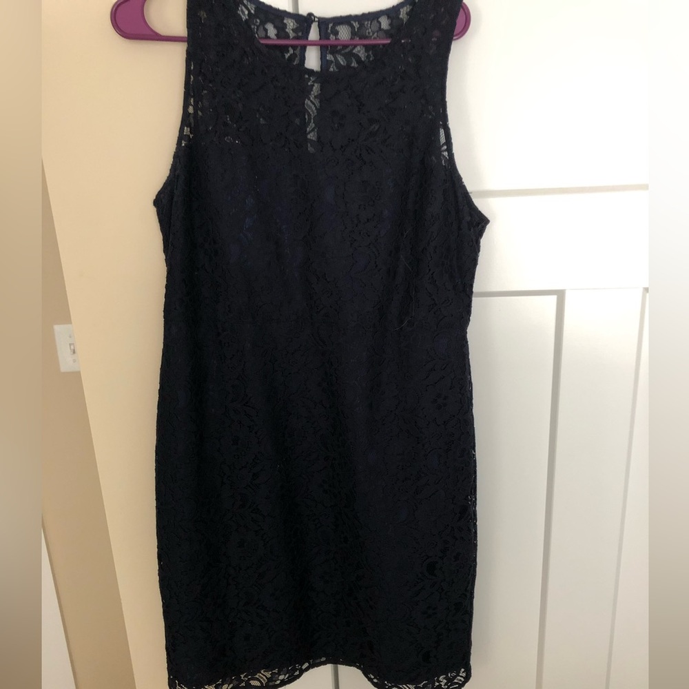 JCrew Navy Cocktail Dress! Perfect for a wedding :)